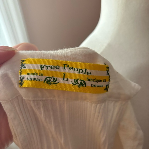 Free People Vintage Mixed Fabric Racerback Tank - Picture 6 of 6